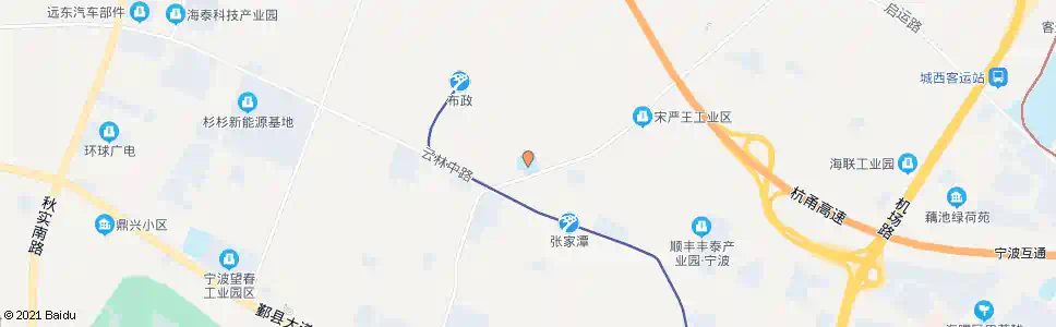 宁波布政小学_公交站地图_宁波公交_妙搜公交查询2025