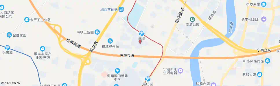 宁波藕池新村_公交站地图_宁波公交_妙搜公交查询2025