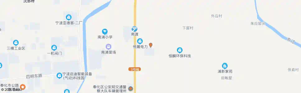 宁波前横村_公交站地图_宁波公交_妙搜公交查询2025