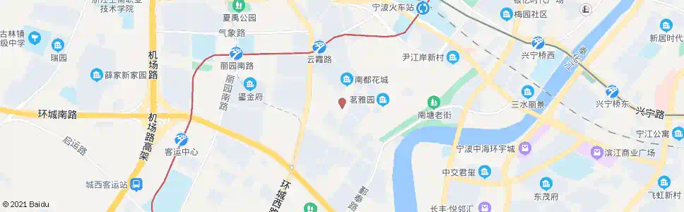 宁波启文花园_公交站地图_宁波公交_妙搜公交查询2025