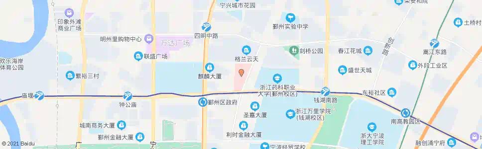 宁波市泌尿肾病医院(鄞州二院)_公交站地图_宁波公交_妙搜公交查询2025