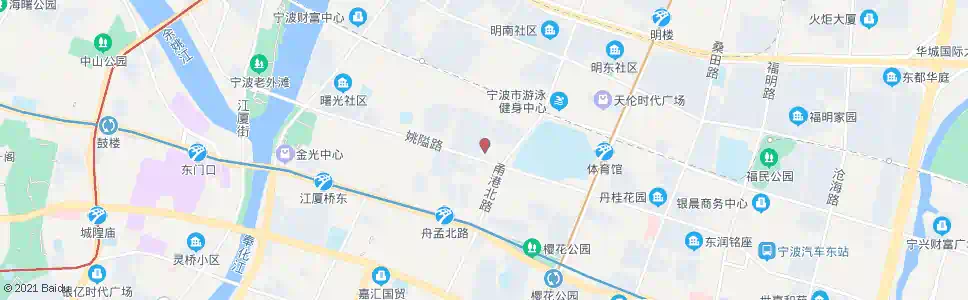 宁波体育馆_公交站地图_宁波公交_妙搜公交查询2025