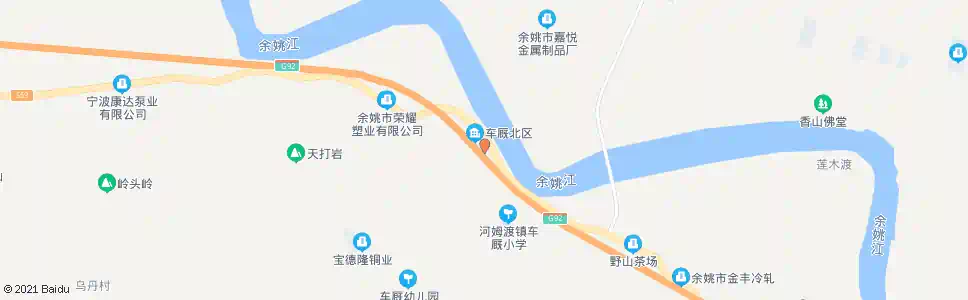 宁波车厩_公交站地图_宁波公交_妙搜公交查询2025