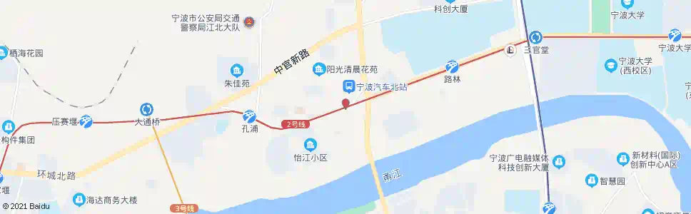 宁波常洪(汽车北站)_公交站地图_宁波公交_妙搜公交查询2025