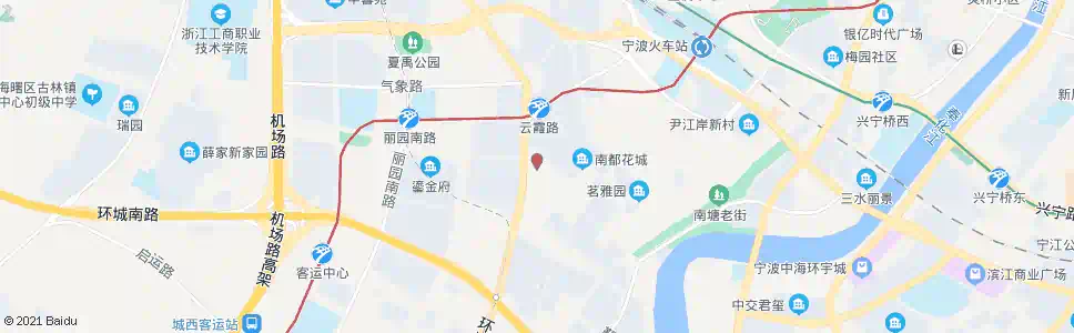 宁波花苑新村_公交站地图_宁波公交_妙搜公交查询2025