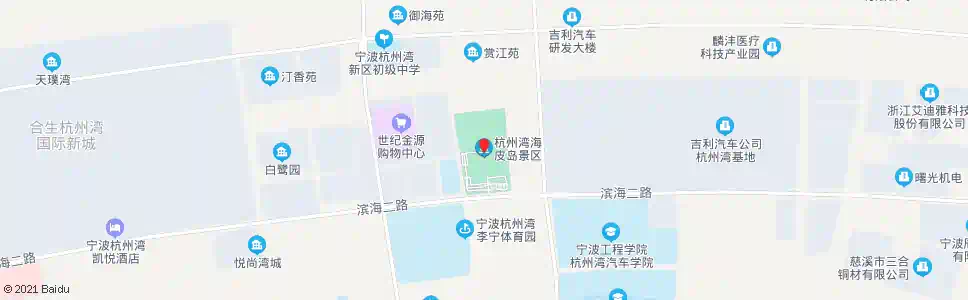 宁波海皮岛景区_公交站地图_宁波公交_妙搜公交查询2025