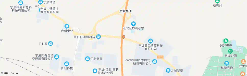 宁波三联村_公交站地图_宁波公交_妙搜公交查询2025