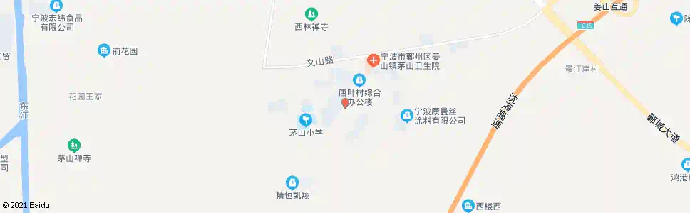 宁波唐叶新村_公交站地图_宁波公交_妙搜公交查询2025