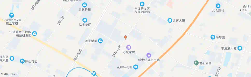 宁波松花江路黄山路口_公交站地图_宁波公交_妙搜公交查询2025