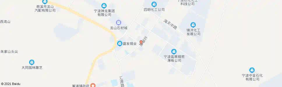 宁波化工区管委会_公交站地图_宁波公交_妙搜公交查询2025