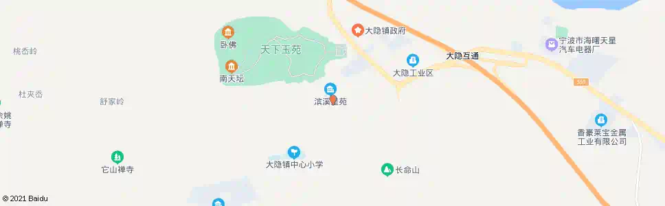 宁波大隐_公交站地图_宁波公交_妙搜公交查询2025