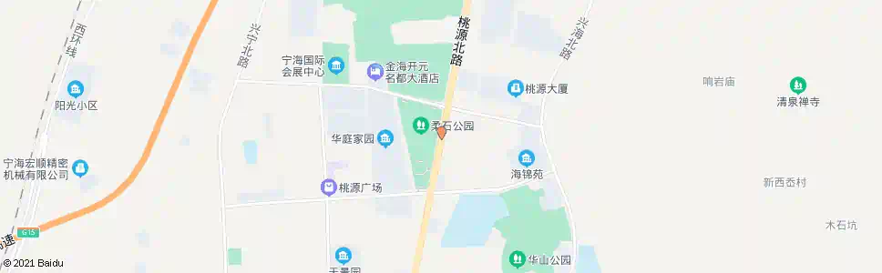 宁波柔石公园_公交站地图_宁波公交_妙搜公交查询2025