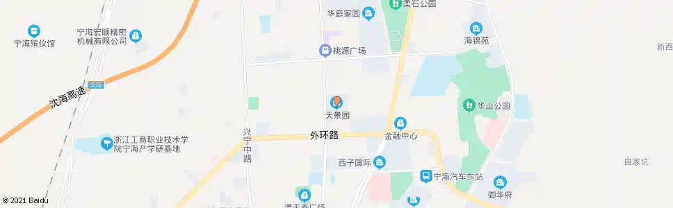 宁波天景园_公交站地图_宁波公交_妙搜公交查询2025