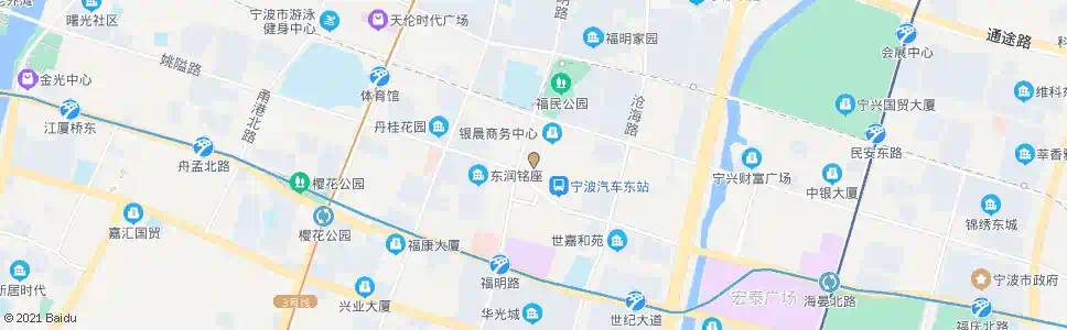 宁波福民村_公交站地图_宁波公交_妙搜公交查询2025