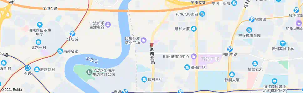 宁波印象外滩东_公交站地图_宁波公交_妙搜公交查询2025