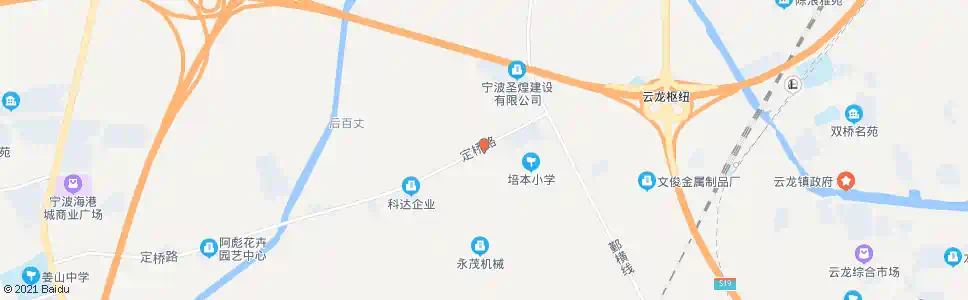 宁波及各桥村_公交站地图_宁波公交_妙搜公交查询2025