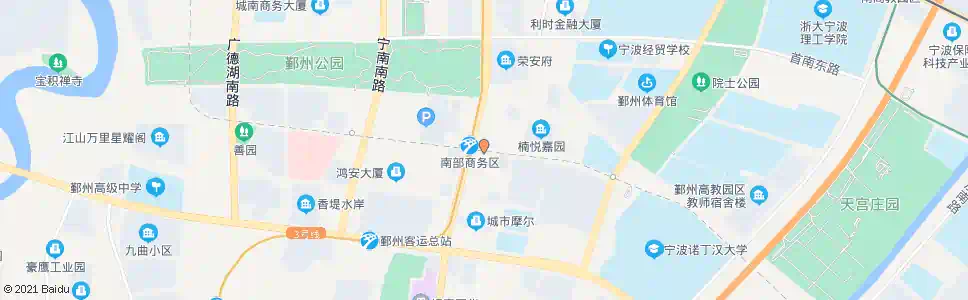 宁波泰康中路天童南路口_公交站地图_宁波公交_妙搜公交查询2025
