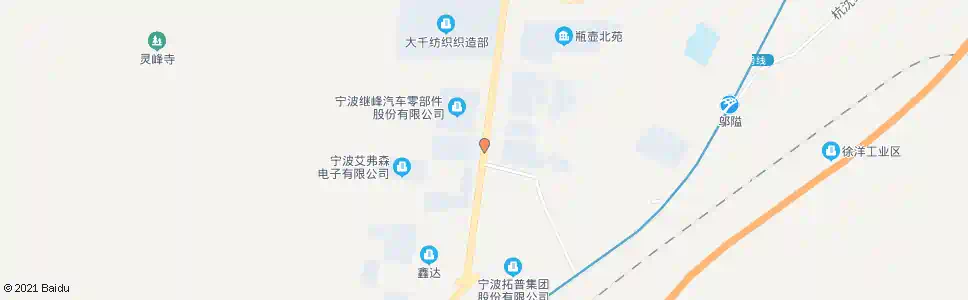 宁波富春江路灵岩山路口_公交站地图_宁波公交_妙搜公交查询2025