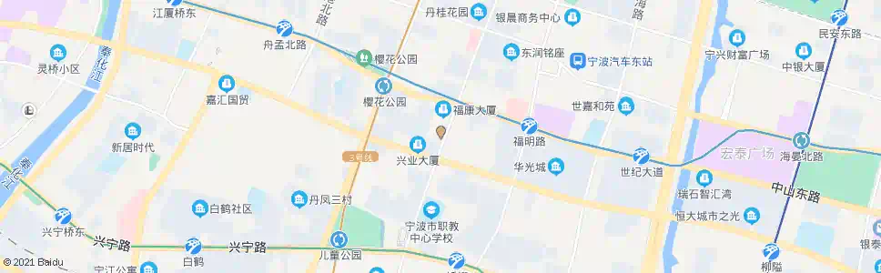 宁波健康城(科技小区)_公交站地图_宁波公交_妙搜公交查询2025