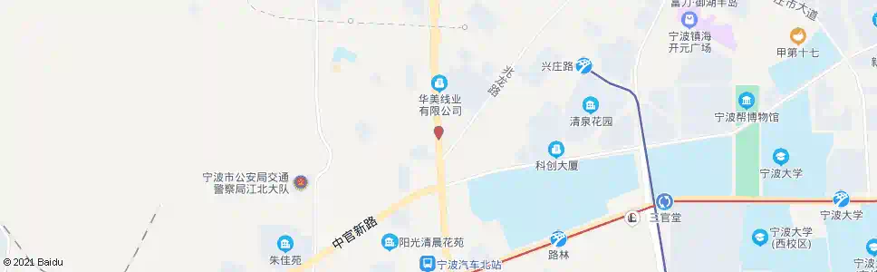 宁波兆龙路口3_公交站地图_宁波公交_妙搜公交查询2025