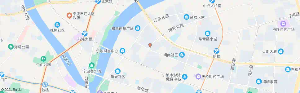 宁波曙光北路民安路口_公交站地图_宁波公交_妙搜公交查询2025