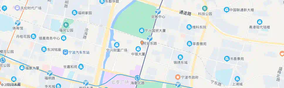 宁波国际金融中心_公交站地图_宁波公交_妙搜公交查询2025