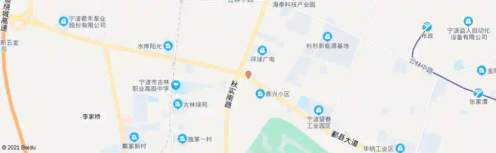 宁波鹅颈村_公交站地图_宁波公交_妙搜公交查询2025