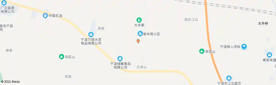 宁波王山村_公交站地图_宁波公交_妙搜公交查询2025