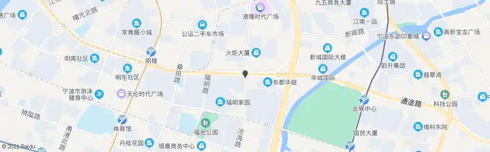 宁波通途路沧海路口_公交站地图_宁波公交_妙搜公交查询2025