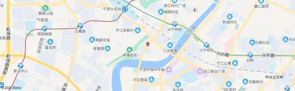 宁波鄞奉路尹江路口_公交站地图_宁波公交_妙搜公交查询2025