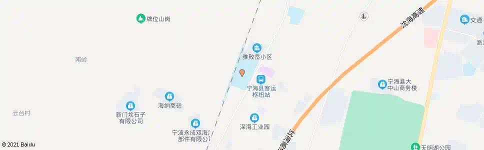 宁波火车站(宁海)_公交站地图_宁波公交_妙搜公交查询2025