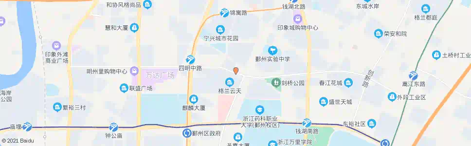 宁波格兰云天_公交站地图_宁波公交_妙搜公交查询2025