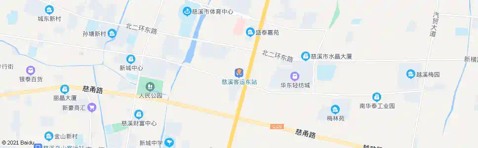 宁波慈溪客运东站_公交站地图_宁波公交_妙搜公交查询2025