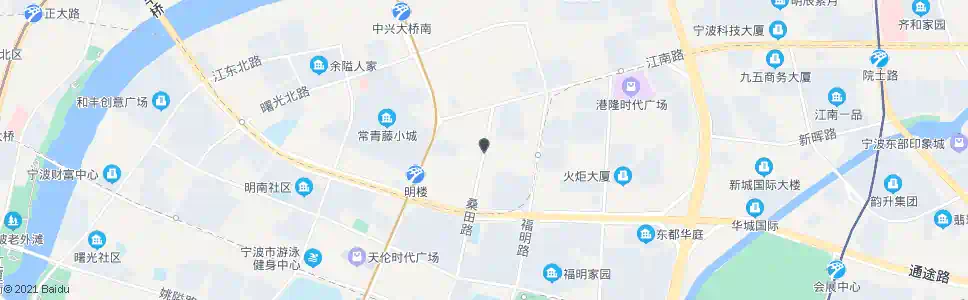 宁波桑田路江南路口_公交站地图_宁波公交_妙搜公交查询2025