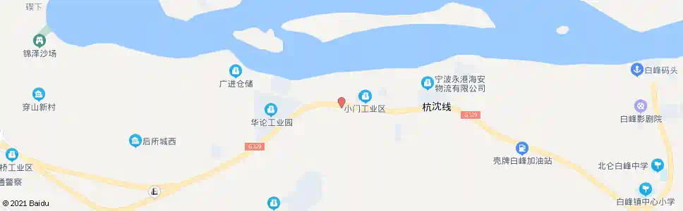 宁波白峰海口_公交站地图_宁波公交_妙搜公交查询2025