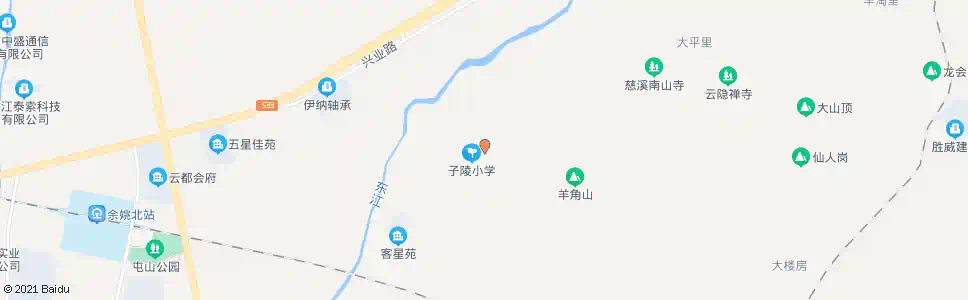 宁波子陵村_公交站地图_宁波公交_妙搜公交查询2025