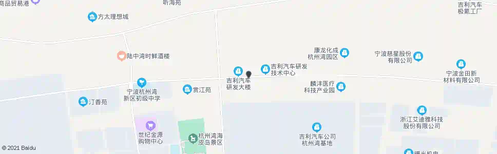 宁波吉利研发中心_公交站地图_宁波公交_妙搜公交查询2025