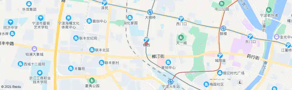 宁波柳西新村_公交站地图_宁波公交_妙搜公交查询2025