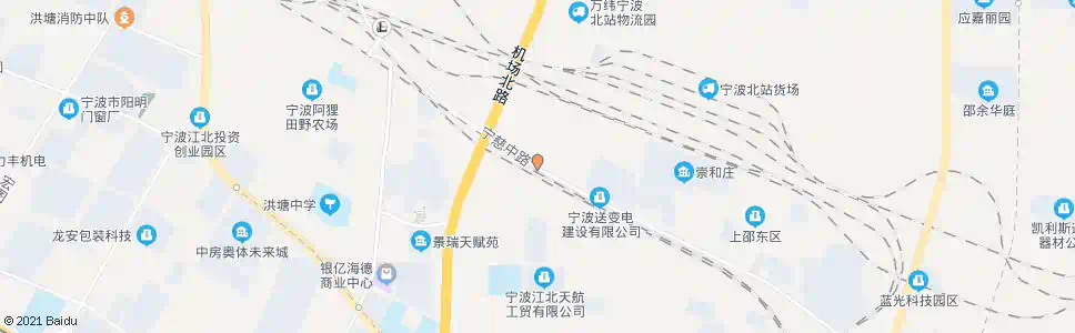 宁波洪盛路宁慈路口_公交站地图_宁波公交_妙搜公交查询2025