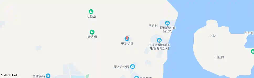 宁波平乐小区_公交站地图_宁波公交_妙搜公交查询2025