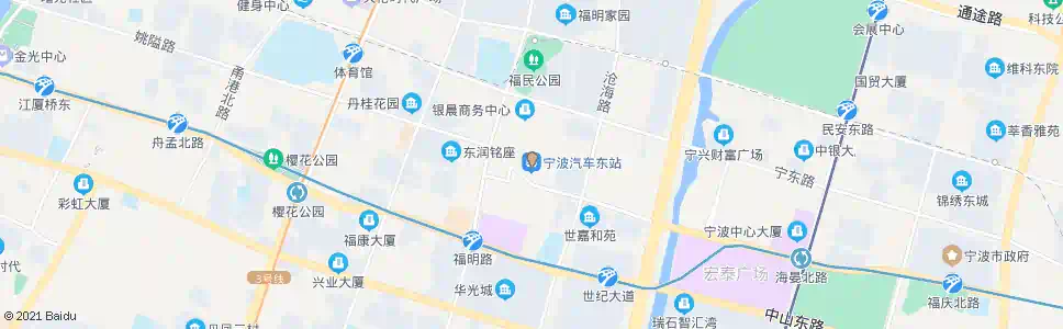宁波方东_公交站地图_宁波公交_妙搜公交查询2025