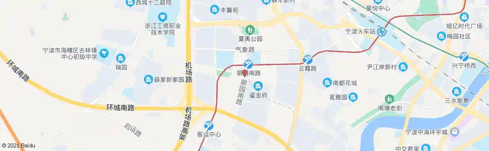 宁波丽园南路新典路口_公交站地图_宁波公交_妙搜公交查询2025
