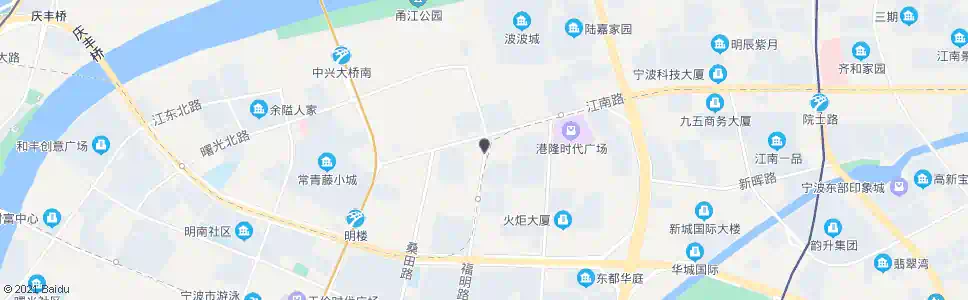 宁波福明路江南路口_公交站地图_宁波公交_妙搜公交查询2025