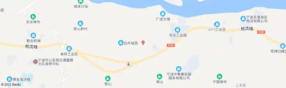 宁波后所村_公交站地图_宁波公交_妙搜公交查询2025