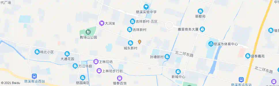 宁波城东新村北_公交站地图_宁波公交_妙搜公交查询2025