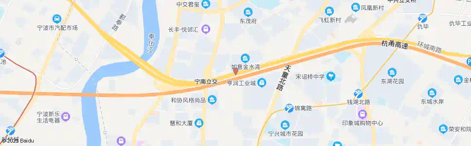 宁波如意金水湾_公交站地图_宁波公交_妙搜公交查询2025