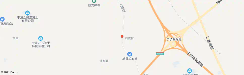 宁波前虞村_公交站地图_宁波公交_妙搜公交查询2025