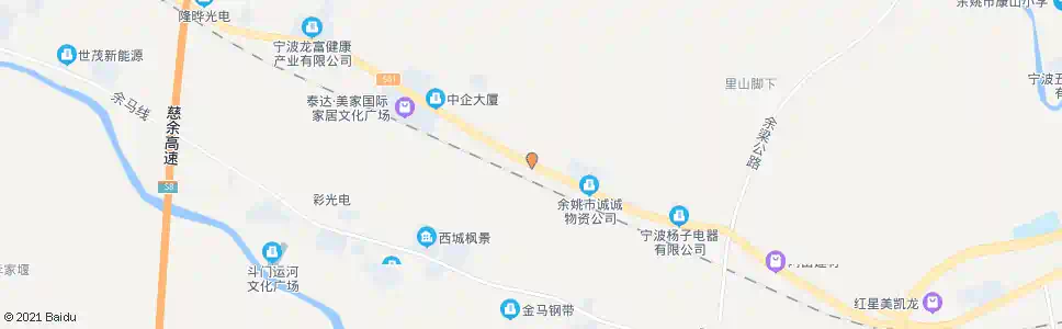 宁波汤家闸东_公交站地图_宁波公交_妙搜公交查询2025