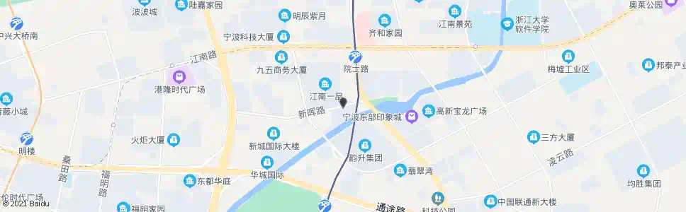 宁波江南一品_公交站地图_宁波公交_妙搜公交查询2025