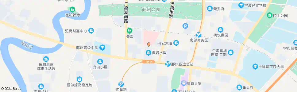 宁波香堤水岸(明州医院南大门)_公交站地图_宁波公交_妙搜公交查询2025